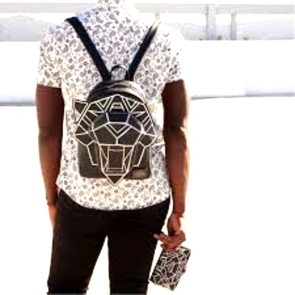 Marvel Black Panther Wakanda Forever Loungefly Backpack & Wallet Bundle – NWT - Picture 16 of 16